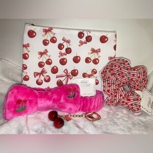Cherry Print women Accessory Set